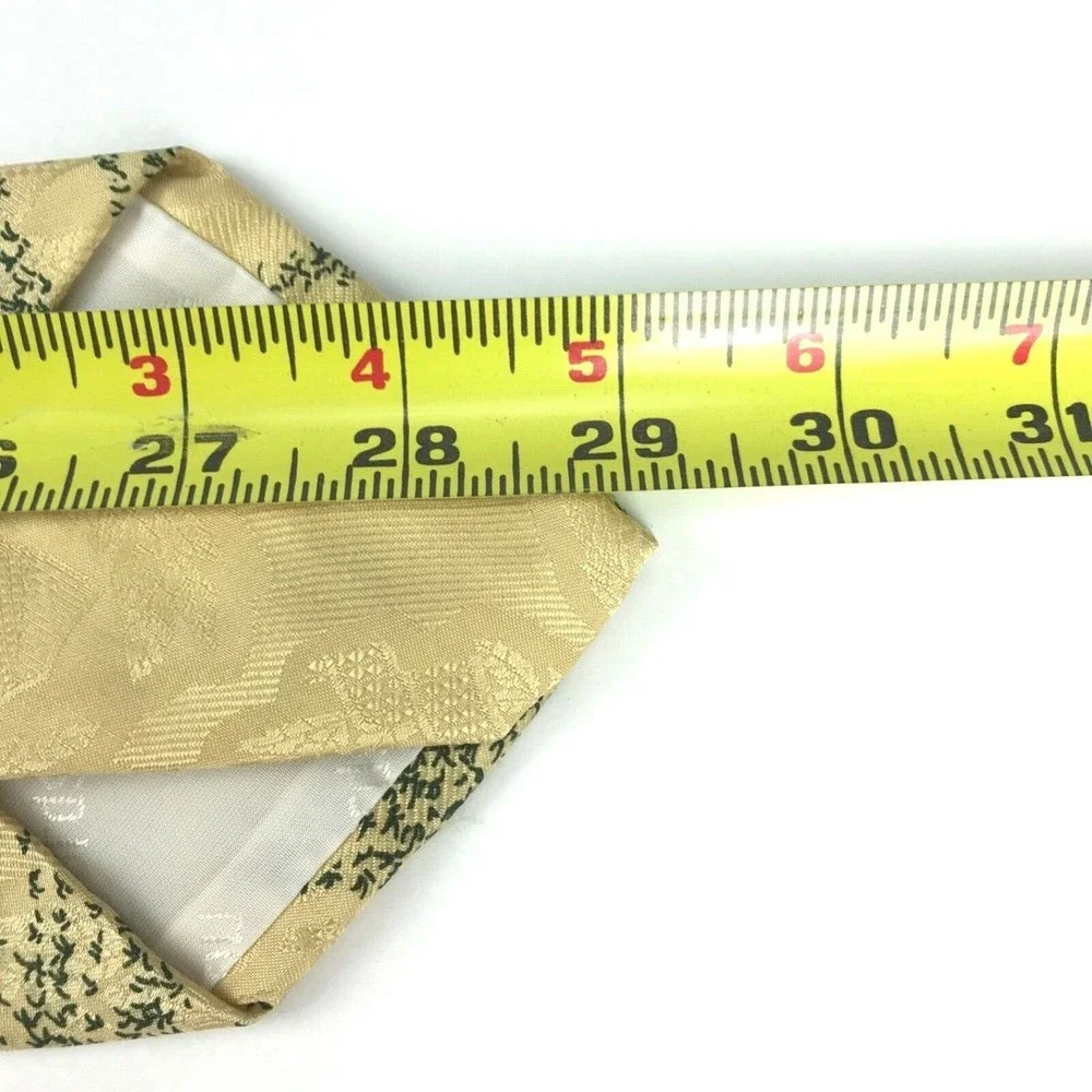 Robert Talbott For Nordstrom Beige Playing Golf Tie Finest Silk Men's Necktie